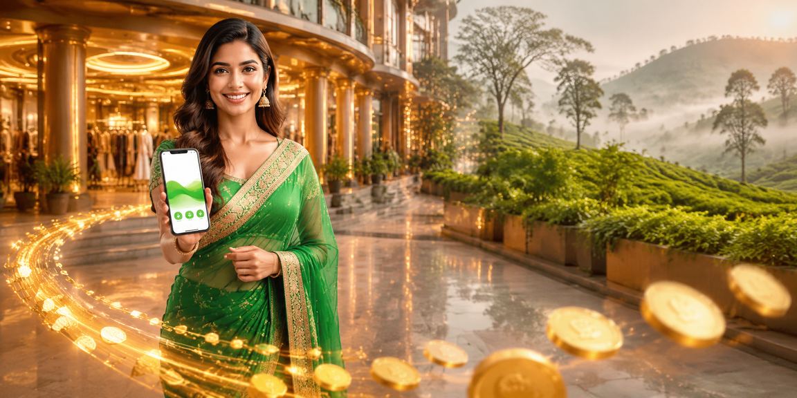 নারায়ণগঞ্জে শাড়ি পরা একজন বাংলাদেশি নারী abc444 প্ল্যাটফর্মে সতর্কভাবে গেমিং করছেন